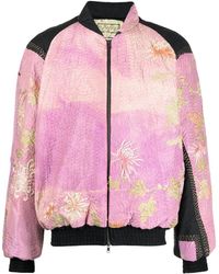 By Walid - Otto Embroidered Bomber Jacket - Lyst
