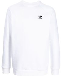 adidas - Sweatshirt mit Logo-Stickerei - Lyst