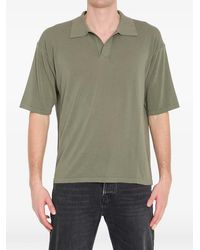 Roberto Collina - Ribbed V-Neck T-Shirt - Lyst