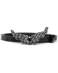 Zadig & Voltaire - Cinturón Rock con hebilla con diseño de alas - Lyst