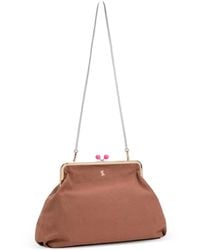 Twinset - Grande Pochette Myfo En Toile - Lyst