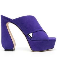 SI ROSSI - 135Mm Slip-On Sandals - Lyst