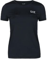 EA7 - Vigor7 Logo-Print T-Shirt - Lyst