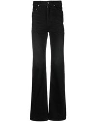Saint Laurent - High-Waist-Jeans im 70s-Style - Lyst