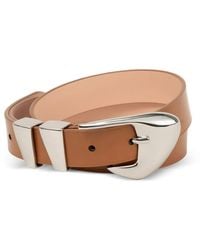BY FAR - Moore Leather Belt - Lyst