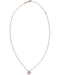 Suzanne Kalan - 18K Rose Flower Diamond Necklace - Lyst