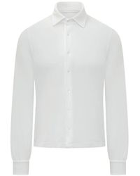 Malo - Overhemd Met Lange Mouwen - Lyst