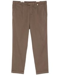 Myths - Pleated Turn-Up Trousers - Lyst