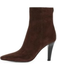 Guess - Pointed-Toe Suede Ankle Boots - Lyst