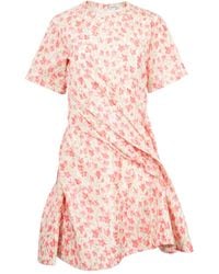 Loewe - Printed Twisted Dress - Lyst