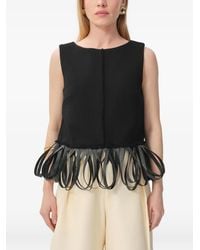 Concepto - Raw Sleeveless Blouse - Lyst