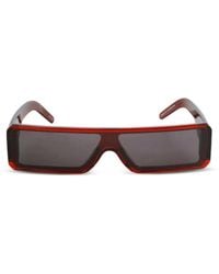 Rick Owens - Geth Rectangle-Frame Sunglasses - Lyst