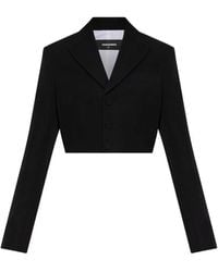 DSquared² - Cropped Wool Jacket - Lyst