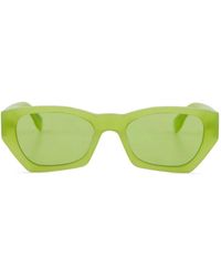 Retrosuperfuture - Amata Estate Zonnebril Met Geometrisch Montuur - Lyst