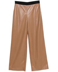 Liviana Conti - Logo-Waistband Pocket Trousers - Lyst