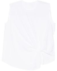 JNBY - Twist-Detail Draped Top - Lyst