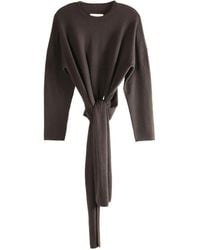 Uma Wang - X 1436 Tie-Detail Sweater - Lyst