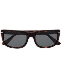 Persol - Tortoiseshell Square-frame Sunglasses - Lyst