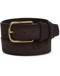 Officine Creative - Calf Suede Buckle-Fastening Belt - Lyst