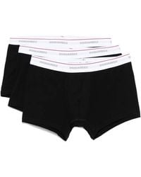 DSquared² - Logo-Waistband Boxers (Pack Of Three) - Lyst