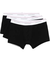 DSquared² - Set Aus Drei Boxershorts Mit Logo-Bund - Lyst
