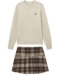 B+ AB - Chemise À Broderies Et À Carreaux - Lyst