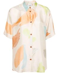 Alysi - Camisa con estampado abstracto - Lyst