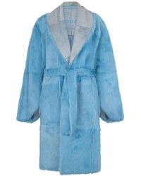 Philosophy Di Lorenzo Serafini - Tie-Waistlong-Sleeve Coat - Lyst