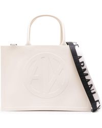 Armani Exchange - Large Logo-embossed Tote Bag - Lyst