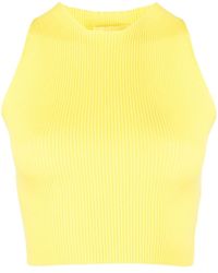 Aeron - Ribbed-knit Cut-out Top - Lyst