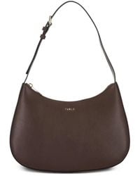 Furla - Logo-Lettering Leather Shoulder Bag - Lyst