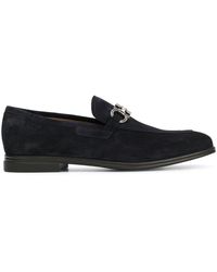 Ferragamo Mocassins Gancini - Bleu