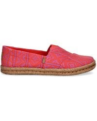 TOMS - Flache Espadrilles Mit Flechtbesatz - Lyst