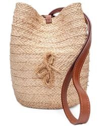 Ruslan Baginskiy - Woven-Straw Bucket Bag - Lyst