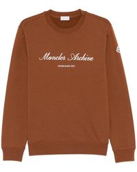 Moncler - Pull À Patch Logo - Lyst