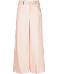 Peserico - Pleated Palazzo Trousers - Lyst