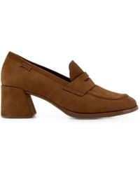 Camper - Kora Nubuck Loafers - Lyst