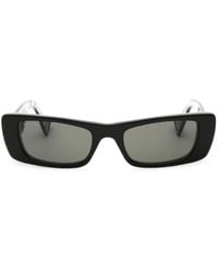Gucci - Interlocking G Rectangle-Frame Sunglasses - Lyst