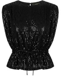 Toccin - Talon Sequin-Embellished Blouse - Lyst