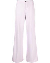 Forte Forte - High-waisted Cotton Palazzo Pants - Lyst