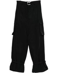 The Attico - Buckle Belt Cargo Trousers - Lyst