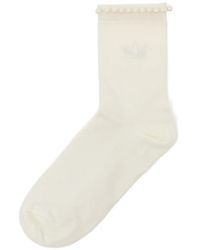adidas - Logo-Embroidered Socks - Lyst