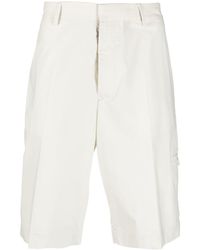 Lardini - Pleat-detail Bermuda Shorts - Lyst
