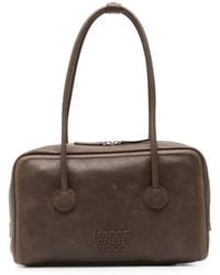 Marge Sherwood - Logo-Embossed Leather Shoulder Bag - Lyst