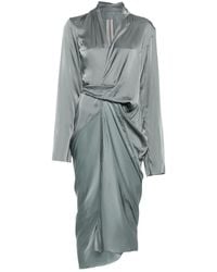 Rick Owens - Draped Wrap Dress - Lyst