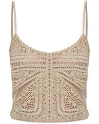 Ulla Johnson - Mollie Crochet-Knit Top - Lyst