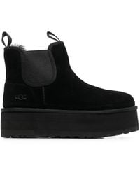 UGG - Neumel Suede Platform Chelsea Boots - Lyst