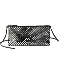 Prada - Small Satin And Crystal Shoulder Bag - Lyst