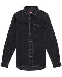 DIESEL - Eco-Friendly Denim Shirt - Lyst