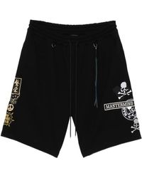 Mastermind Japan - Short À Écusson Brodé Et Lien De Resserrage - Lyst